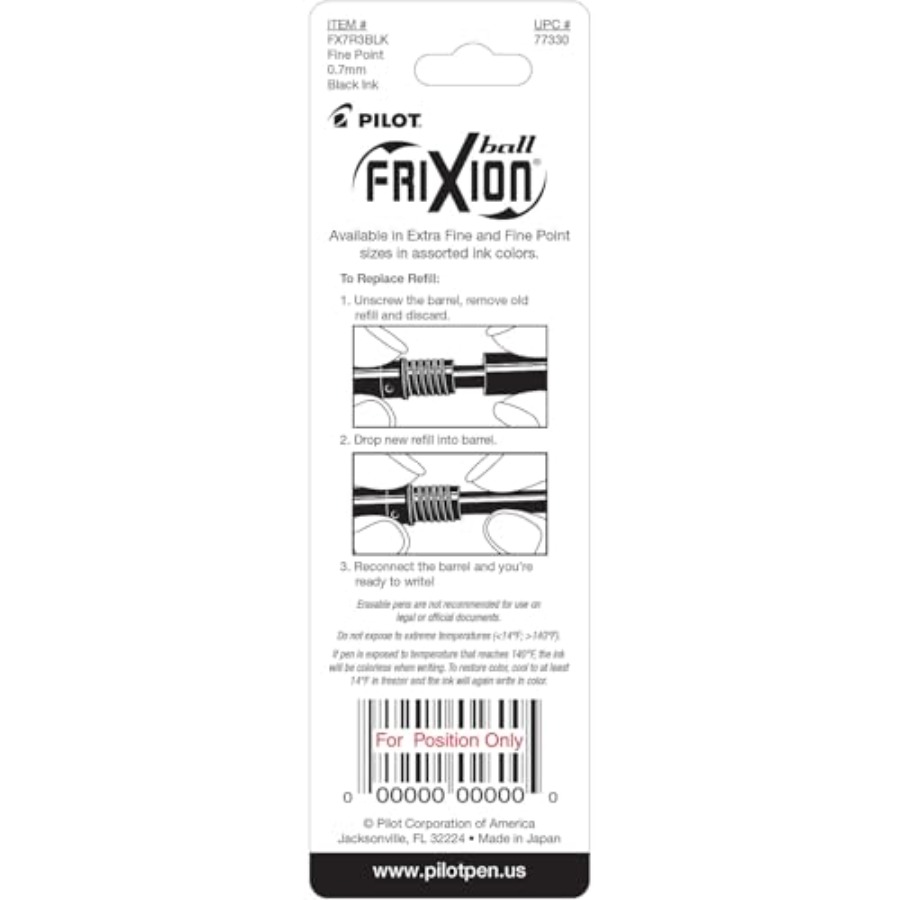 FriXion Silinebilir Kalemler i - Gel Refill Pack incelemesi ve fiyatı