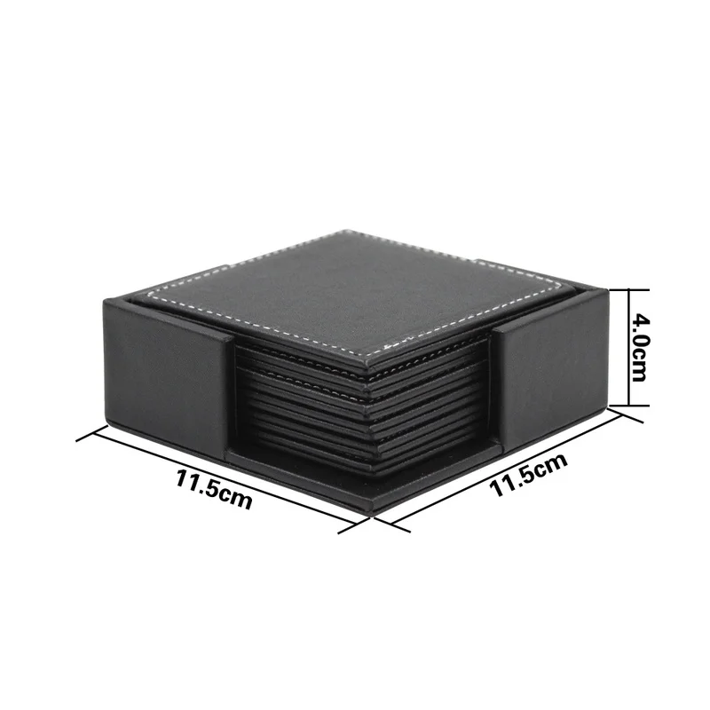 6 adet/takım iş deri bardak is - Leather Desk Pad incelemesi ve fiyatı