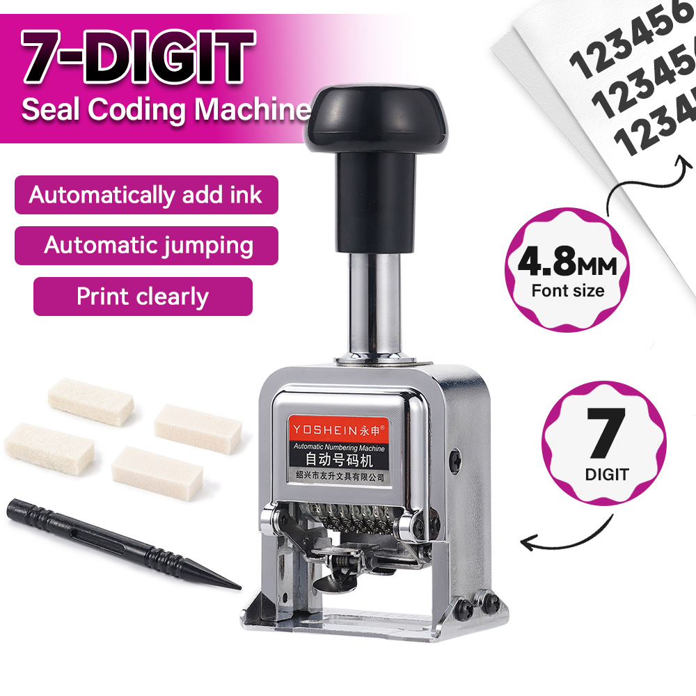 7 Haneli Otomatik Numaralandır - Rubber Date Stamp incelemesi ve fiyatı